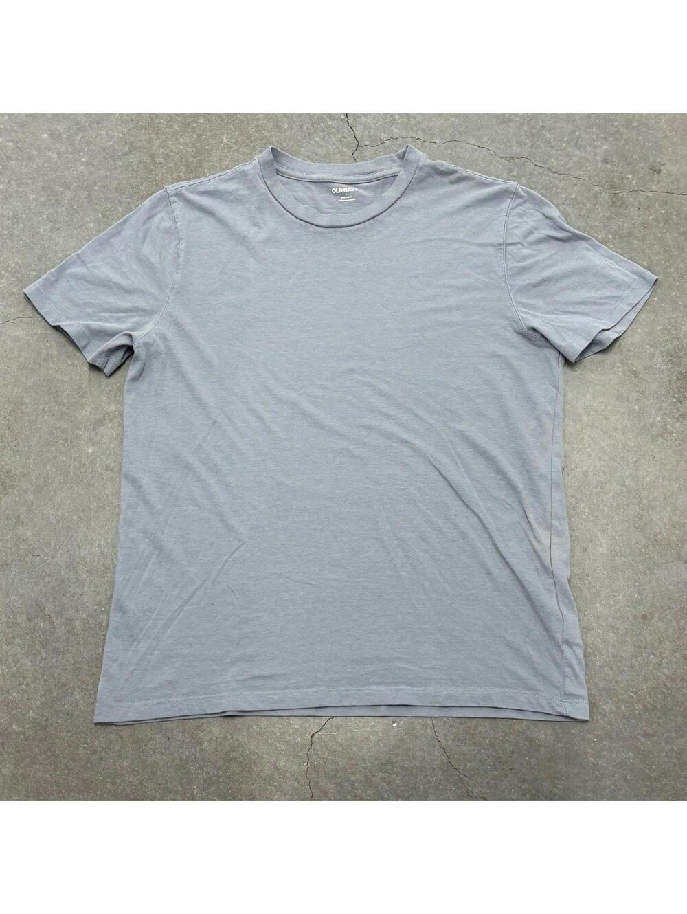 Old Navy Plain Blue T Shirt